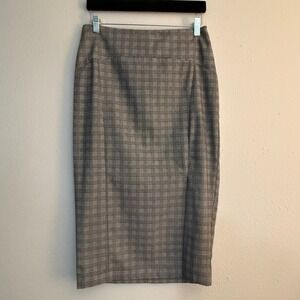 7th Avenue Design Studio New York Company Plaid Pencil Skirt Tall Size 4